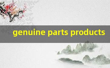 genuine parts products